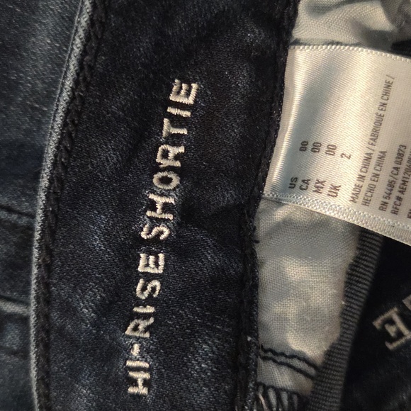American Eagle Dark Blue Jean Shorts - Picture 4 of 4